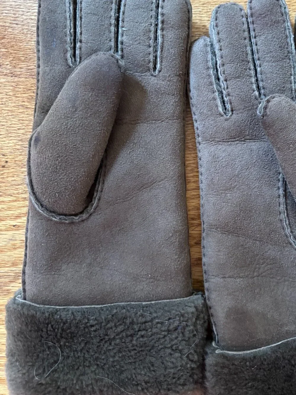 Shearling & Suede Gloves